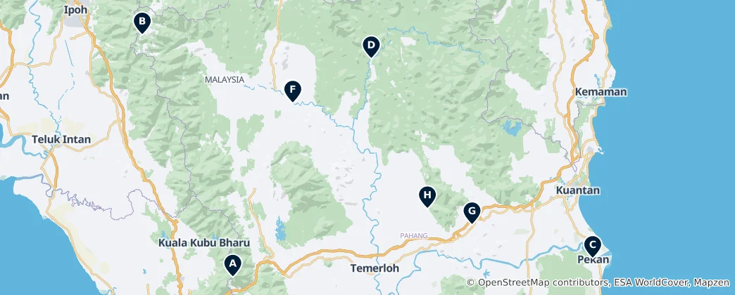 Mapa Religious Landmarks