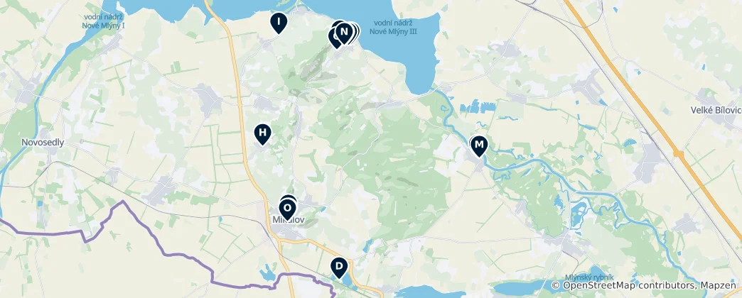 Kaart van Pálava Wineries & Local Flavors