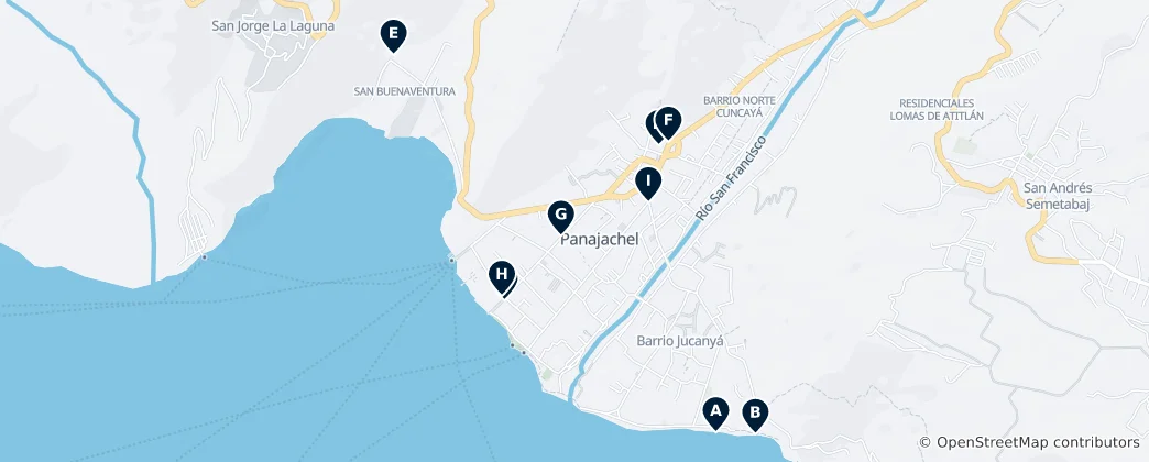 Mapa Panajachel Essentials