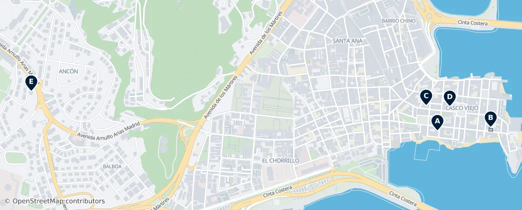 Historic Churches — Mapa