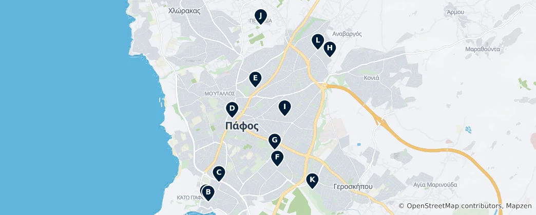 Map of Christian Heritage Sites