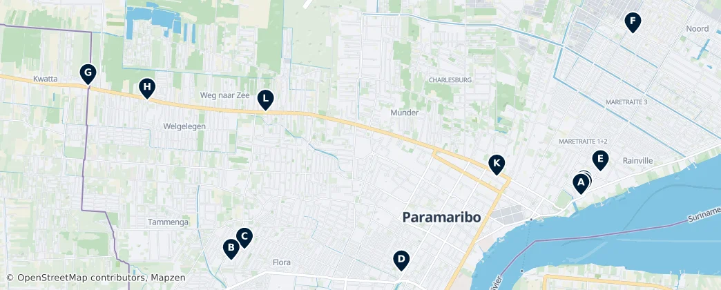 Nightlife & Casinos — Map