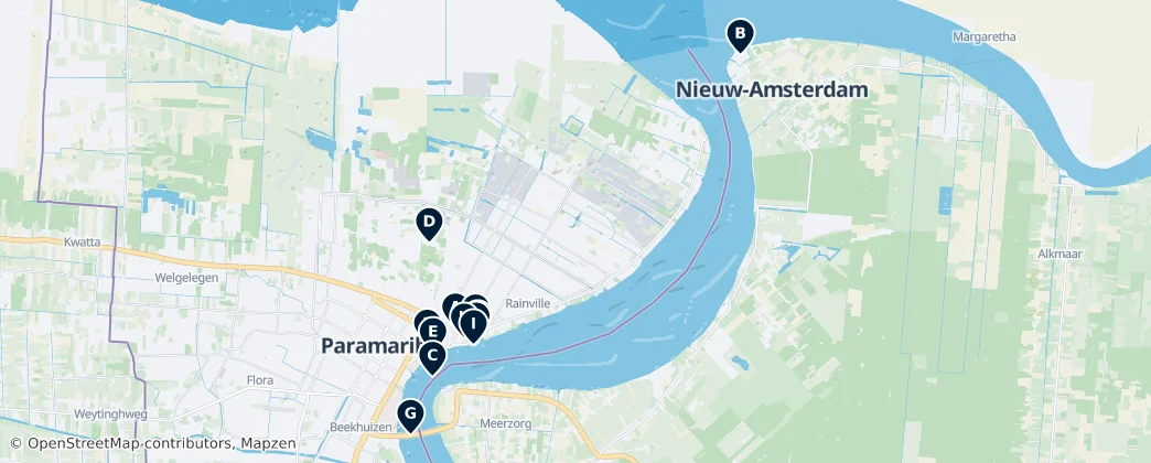 Paramaribo Essentials — Map