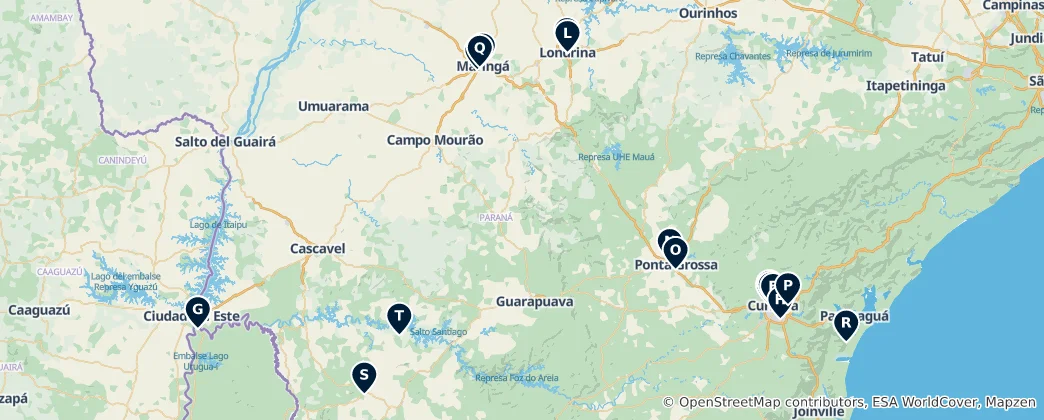 Map of Cultural & Recreational Highlights