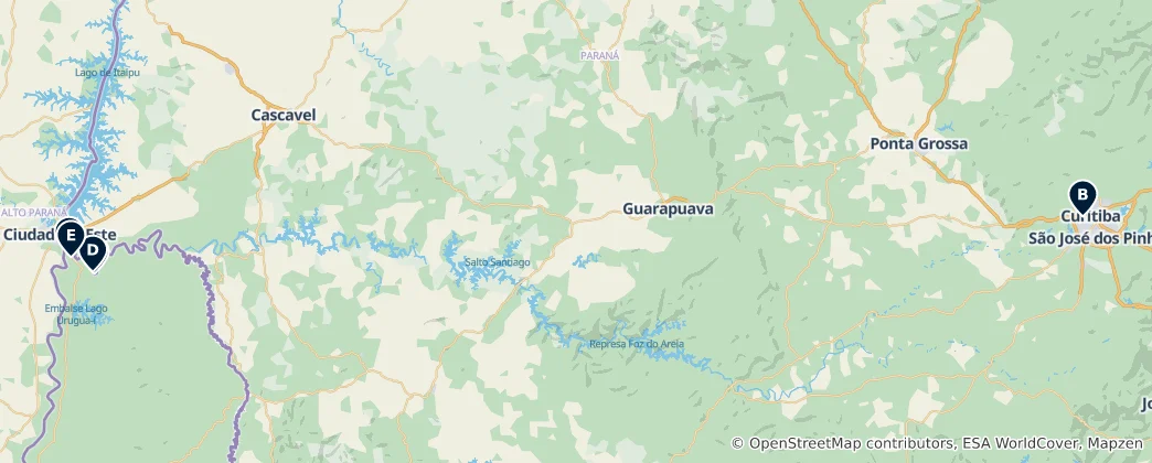 Mappa di Hidden Gems