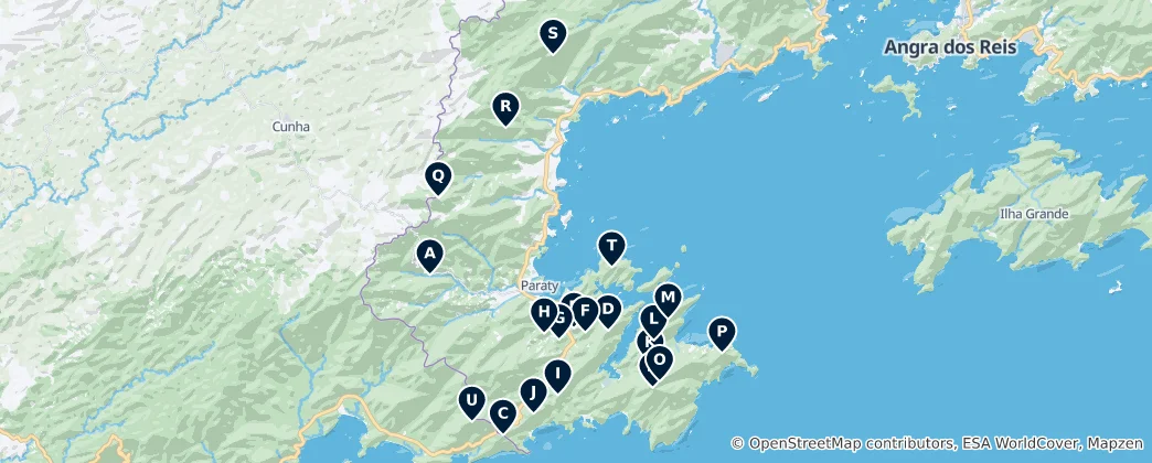 Mappa di Scenic Viewpoints and Peaks