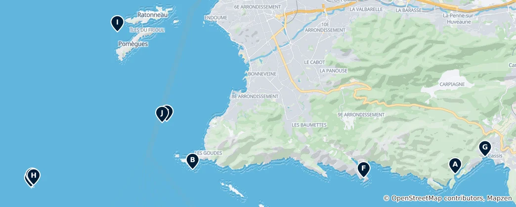 Top Scuba Diving Spots 지도