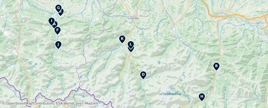 Karte von Regional Heritage & Castles