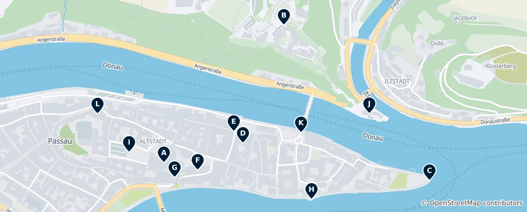 Map of Passau Essentials