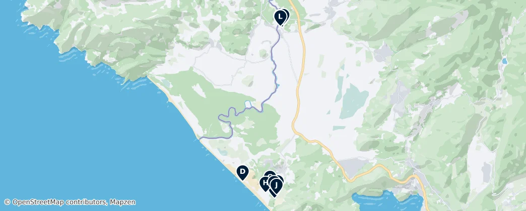 Карта Patara Special Environmental Protected Area: Unmissable Highlights