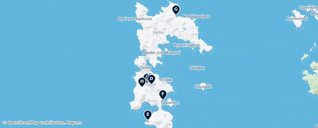 Patmos Essentials — Karte