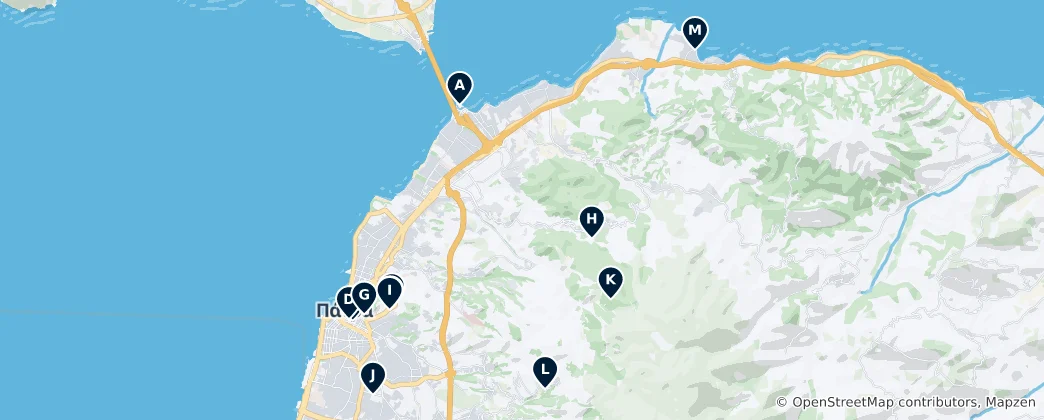 Mapa Historical Sites and Ancient Wonders