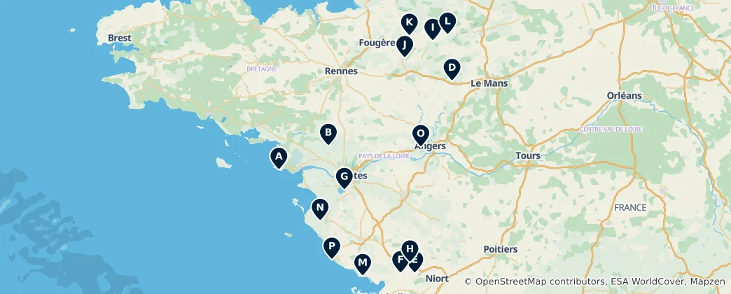 Mapa Regional French Flavors