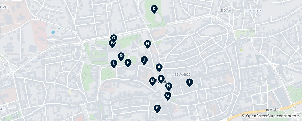 Térkép: Pécs Essentials