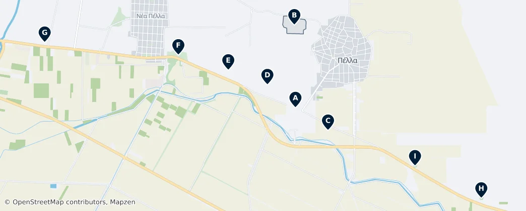 Ancient Macedon Heritage — Mapa