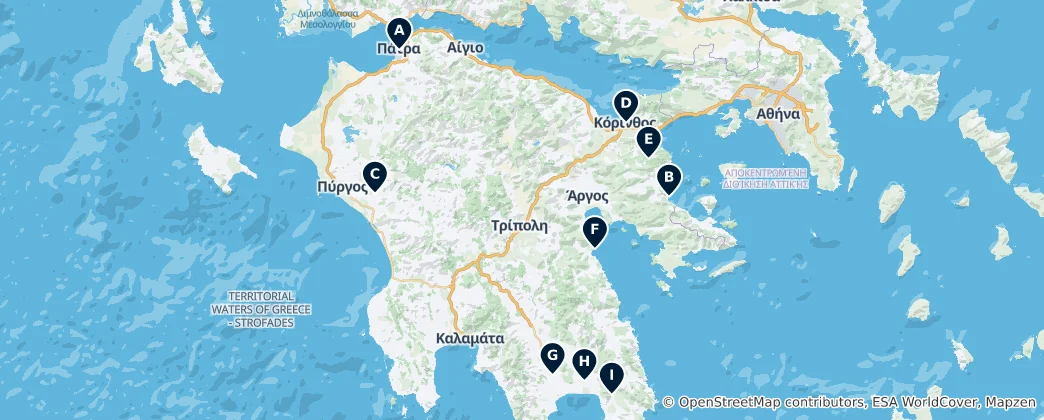 Mapa Theatres and Amphitheatres