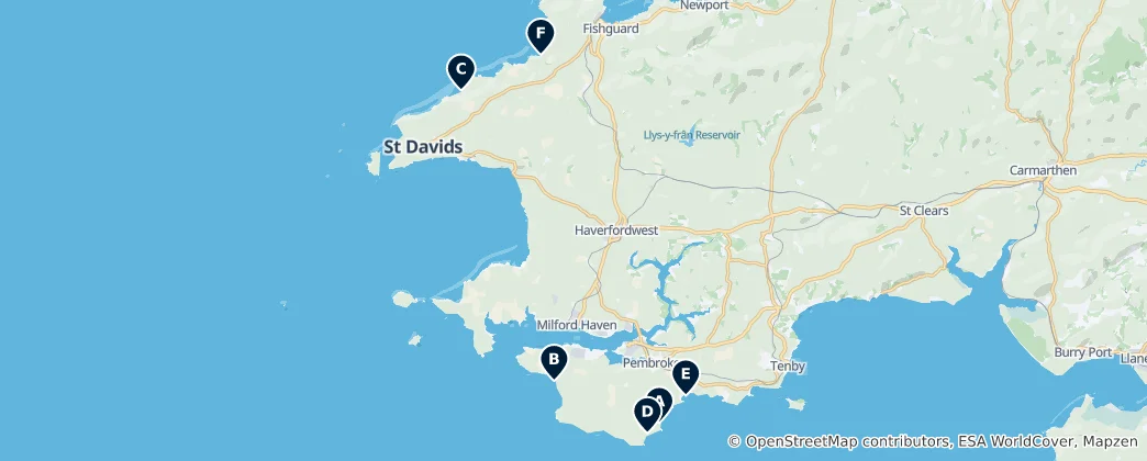 Mapa De Coastal Treasures