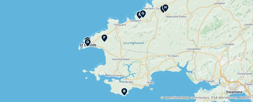 Map of Historic Churches & Chapels