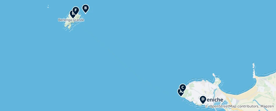Mapa Scenic Viewpoints & Natural Landmarks