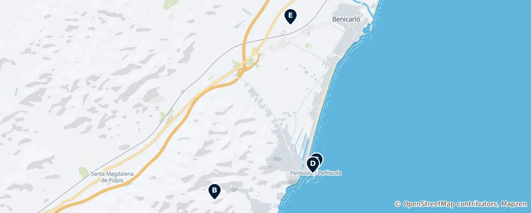 Mapa Catholic Heritage Sites