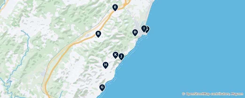 Map of Historic Fortifications and Ruins