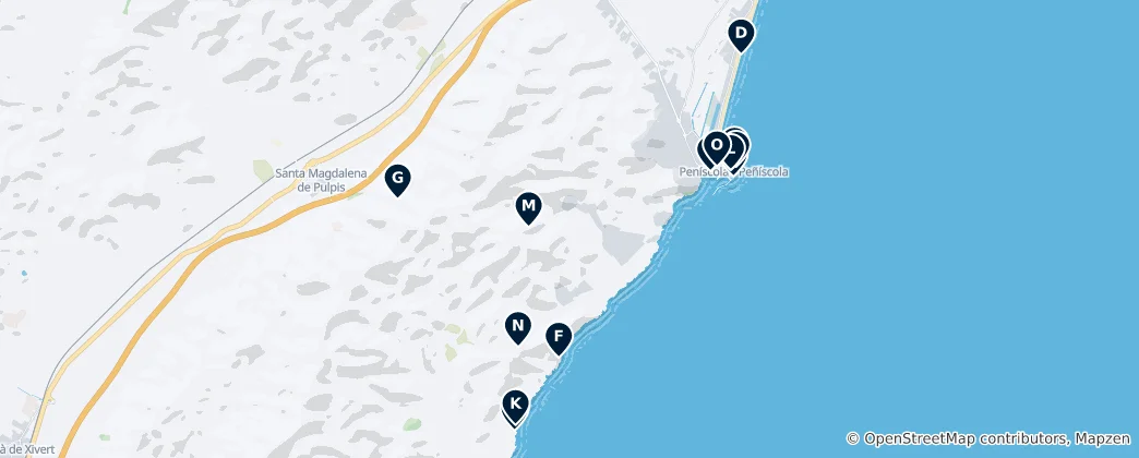 Mapa Peníscola/Peñíscola's Absolute Essentials