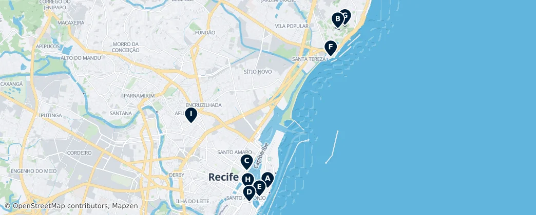 Churches & Monuments — Map