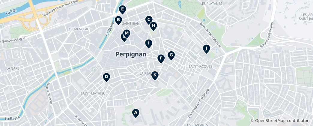 Mapa De Perpignan Imprescindibles