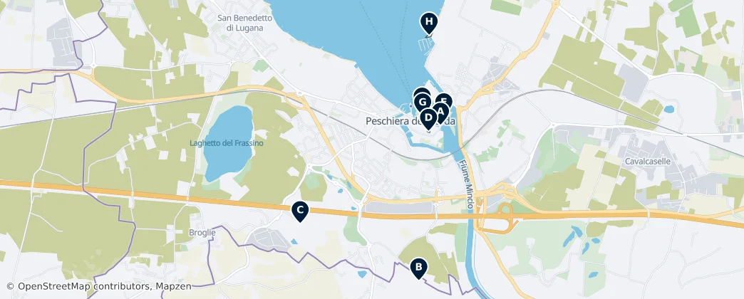 Peschiera del Garda Essentials — Map