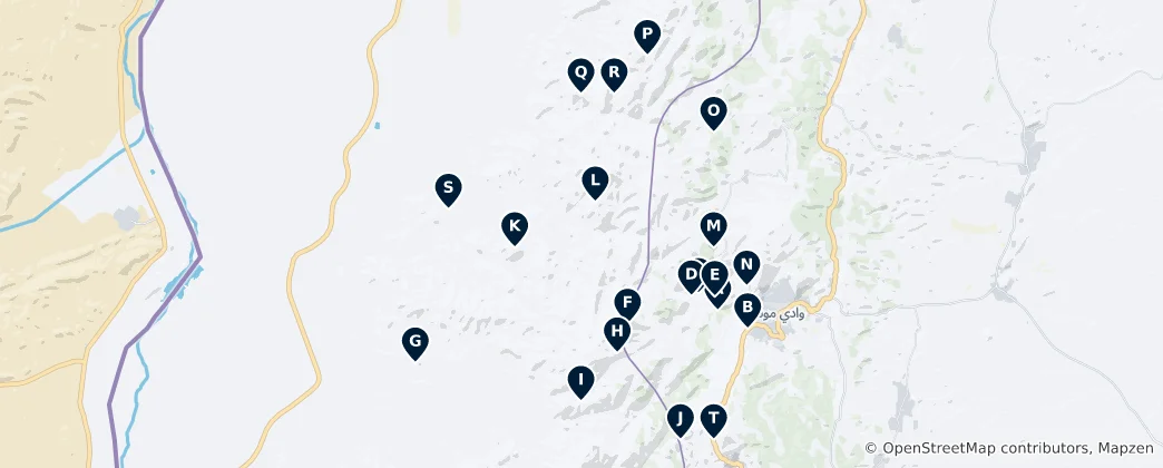 Mapa Viewpoints and Peaks