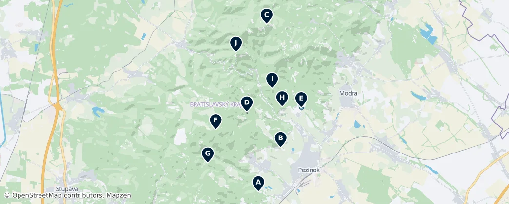 Scenic Outdoor Escapes — Map