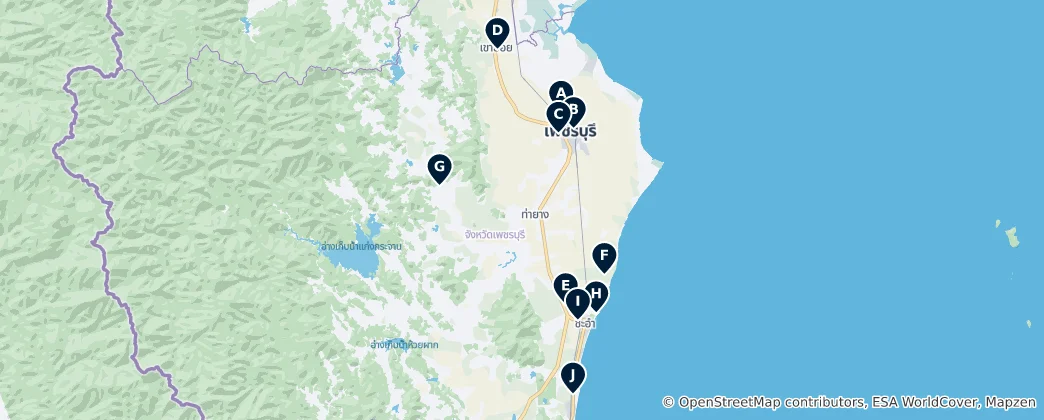 Map of Temples & Sacred Sites