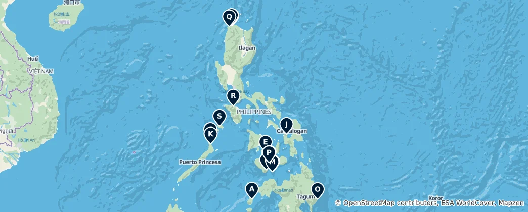 Map of Natural Wonders & Scenic Views