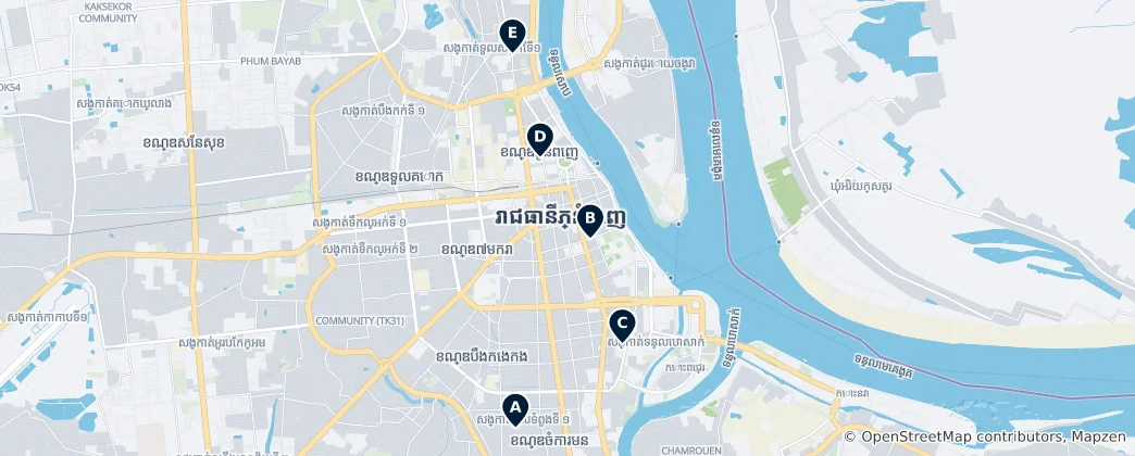 Cambodia's Hidden Gems Haritası
