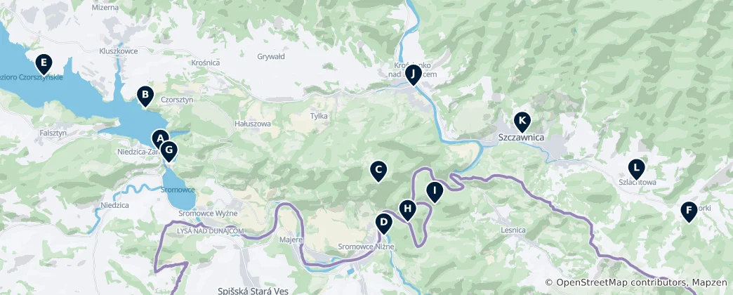 Mapa Pieniny Essentials