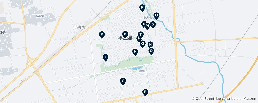 Pingyao County's Absolute Essentials Haritası