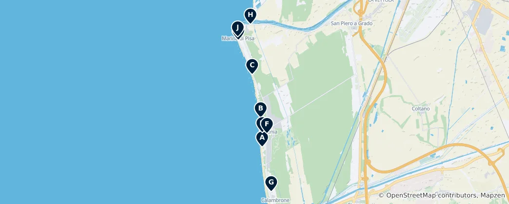 Top Beach Resorts & Bites 지도
