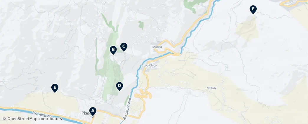 Best of Pisac — Mapa