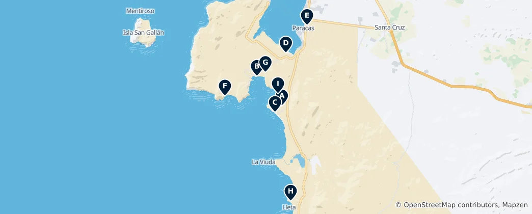 Mappa di Coastal Wonders