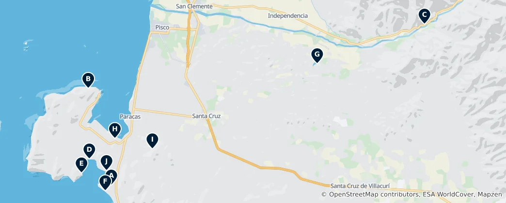 Mapa Pisco Essentials