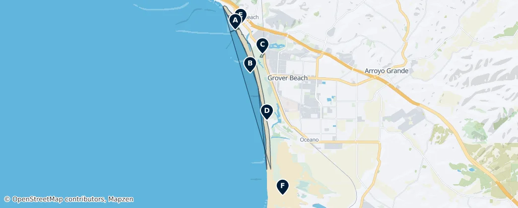 Pismo State Beach Essentials — Harita