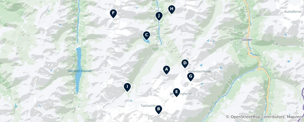 Pitztal Essentials 地图