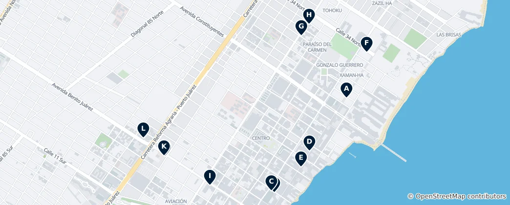 Map of Best Mexican Food