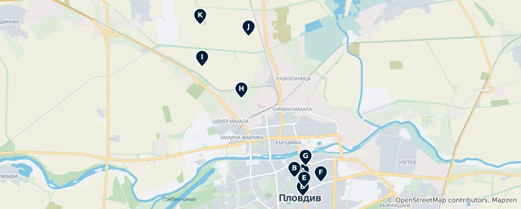 Mapa Ancient Archaeological Treasures