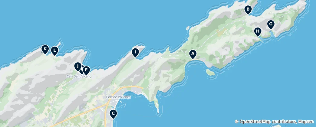 Map of Best Beaches and Coasts