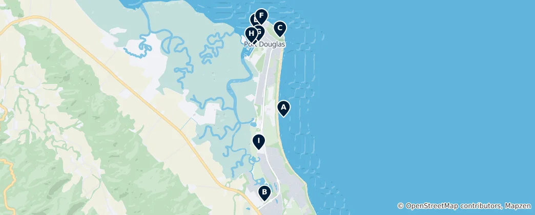 Mapa Port Douglas Essentials