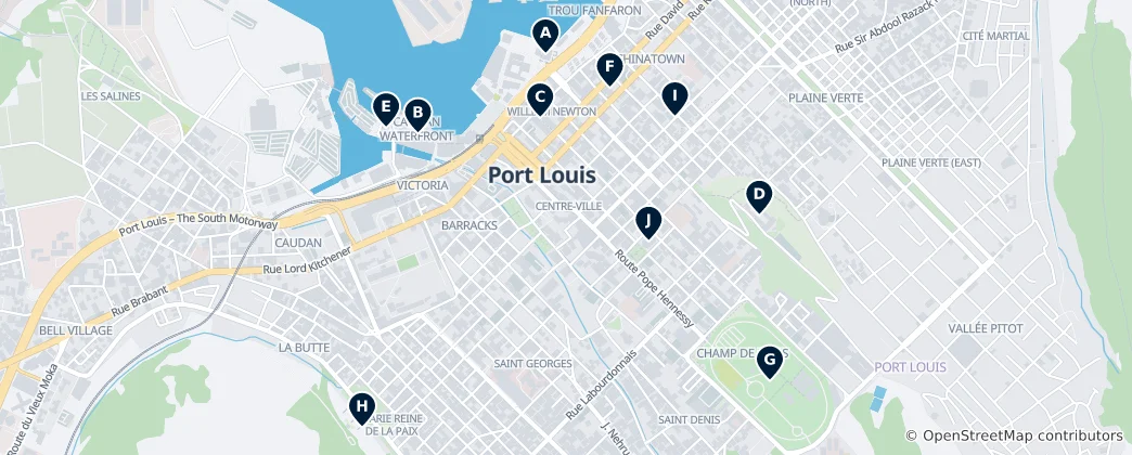 Mapa Port Louis Essentials