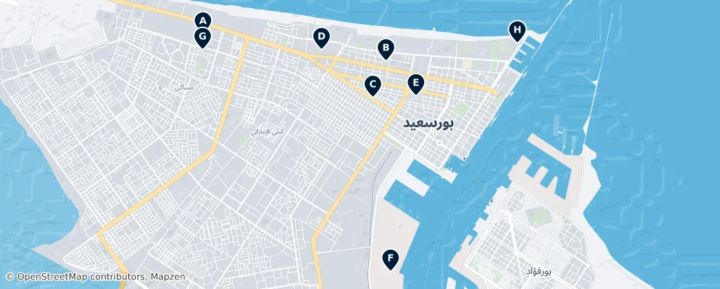 Port Said Essentials — Map