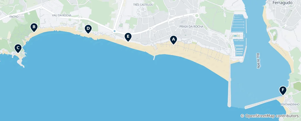Mappa di Beaches and Cliffs