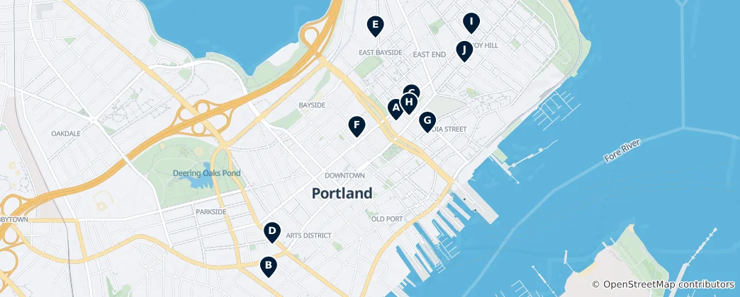 Mapa Historic and Diverse Religious Sites